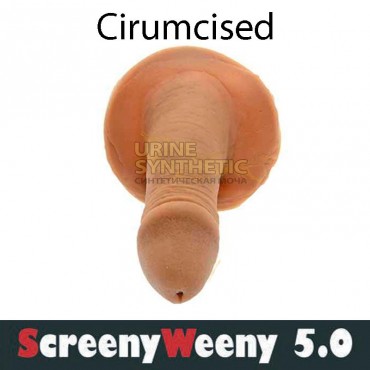 Screeny Weeny Circumcised 5.0. искусственый пенис + синтетическая моча 